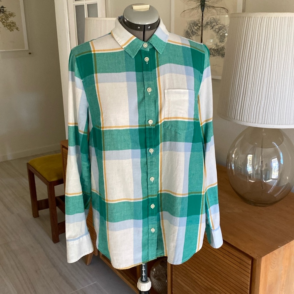 Women’s jcrew flannel shirt